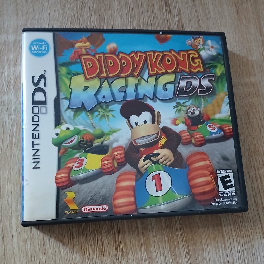 Nintendo Ds  Diddy Kong Racing Game Box